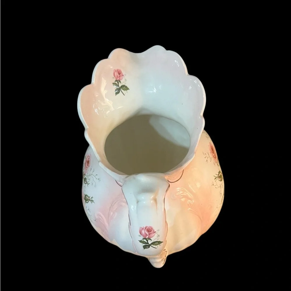 Stafford Pink and Green Bath Pitcher